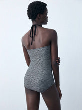 Women's Halter Neck Backless Slim Casual Bodysuit